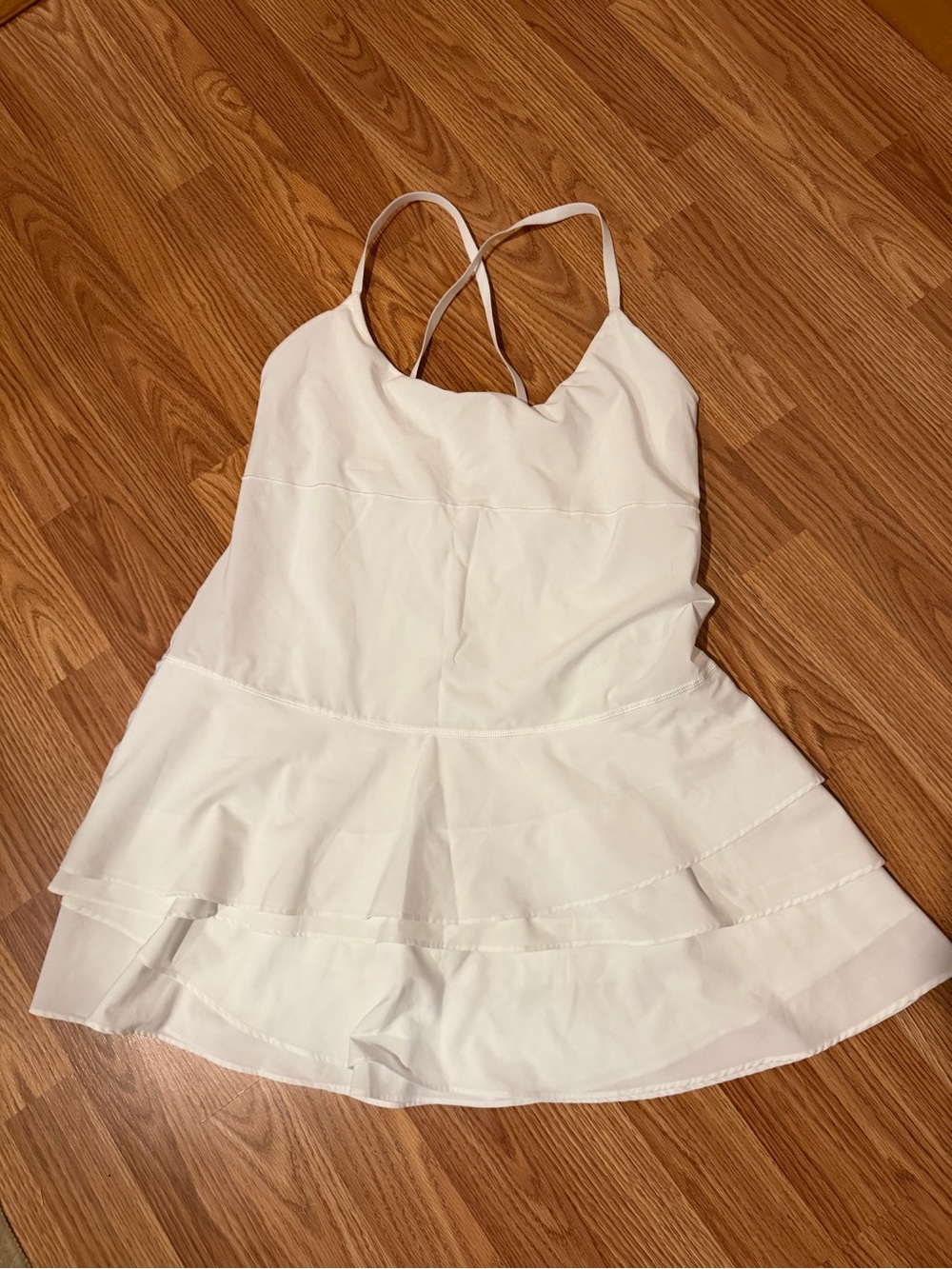 Aerie Offline White Athletic Romper Size Large with Pockets